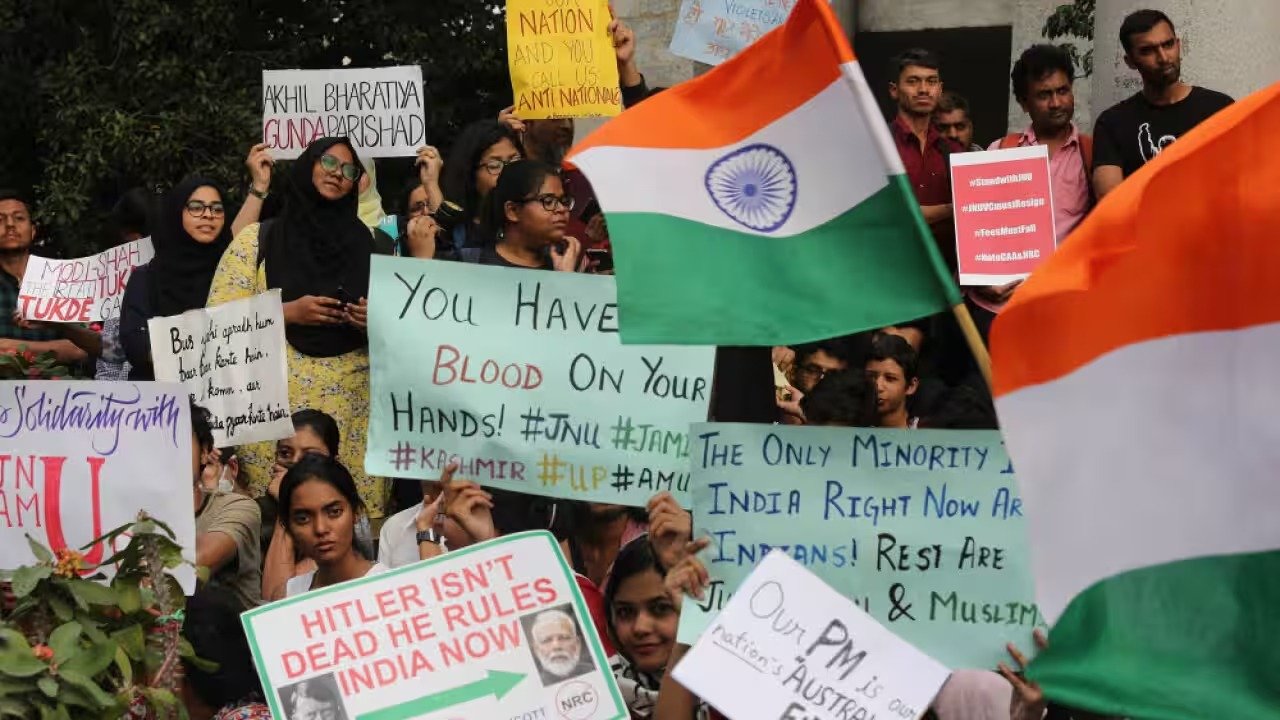 Student Protest Over IIT Delhi Death Case
