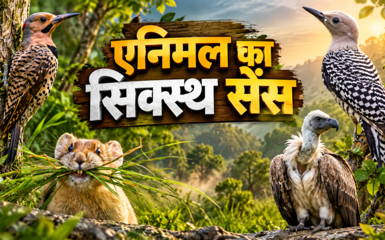 एनिमल का सिक्स्थ सेंस दिखाते कठफोड़वा, ग्रीन हेरोन, ओरंगुटान और दूसरे जीवों द्वारा प्राकृतिक टूल्स के इस्तेमाल की तस्वीर