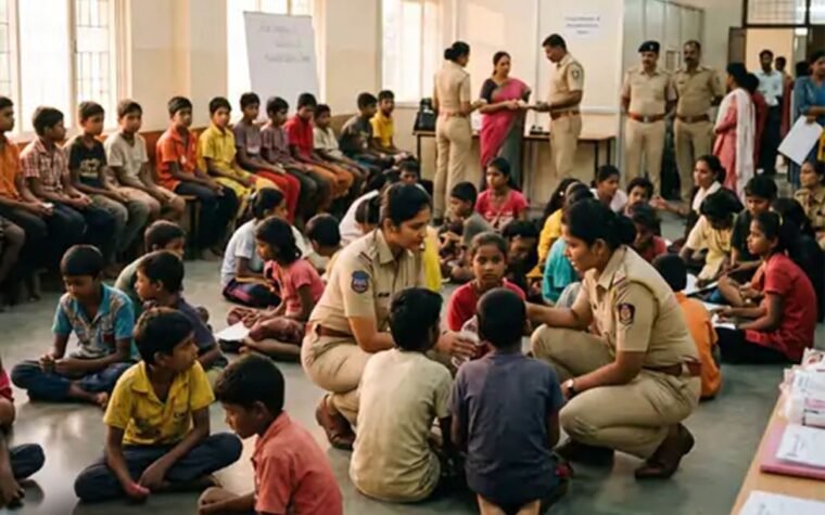 बेंगलुरु में बाल मजदूरी के खिलाफ कार्रवाई के दौरान 503 बच्चों को मुक्त कराने का पुलिस अभियान
