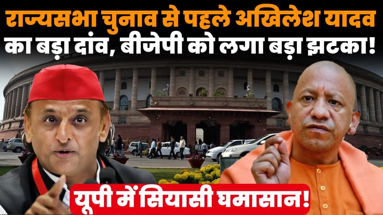 यूपी राज्यसभा चुनाव में अखिलेश यादव और बीजेपी की रणनीति