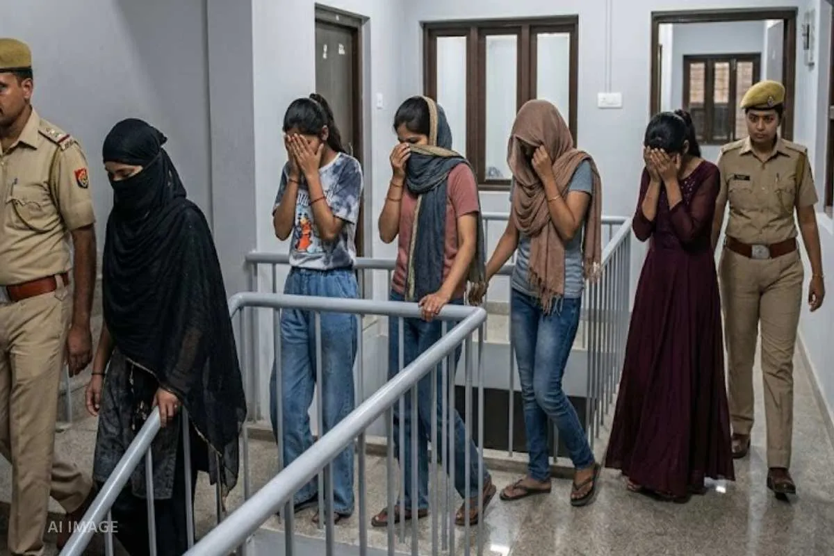 भोपाल के इंद्रपुरी इलाके में स्पा सेंटर में देह व्यापार के आरोप पर पुलिस की कार्रवाई और पकड़े गए लोगों से जुड़ी खबर