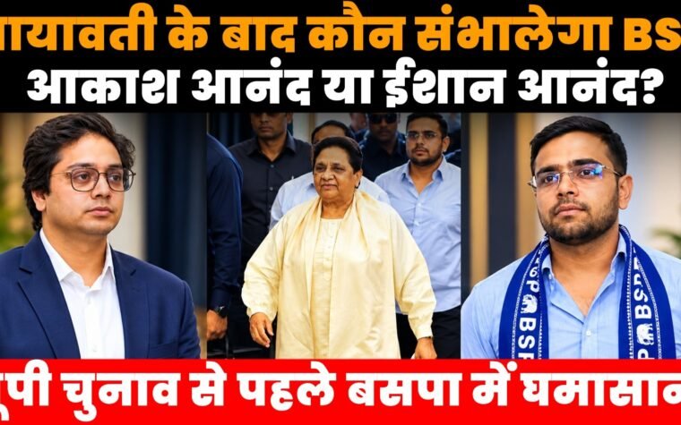 मायावती के बाद BSP उत्तराधिकारी को लेकर आकाश आनंद और ईशान आनंद की चर्चा