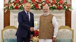 पोलैंड पीएम भारत यात्रा 2026 के दौरान नरेंद्र मोदी और डोनाल्ड टस्क की मुलाकात