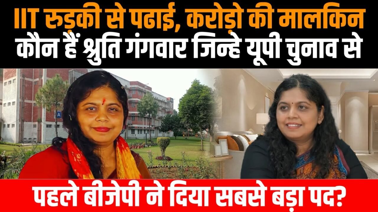 BJP की राज्यसभा उम्मीदवार श्रुति गंगवार