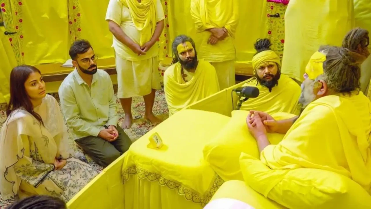 कोहली प्रेमानंद विवाद में विराट कोहली और अनुष्का शर्मा की आश्रम यात्रा