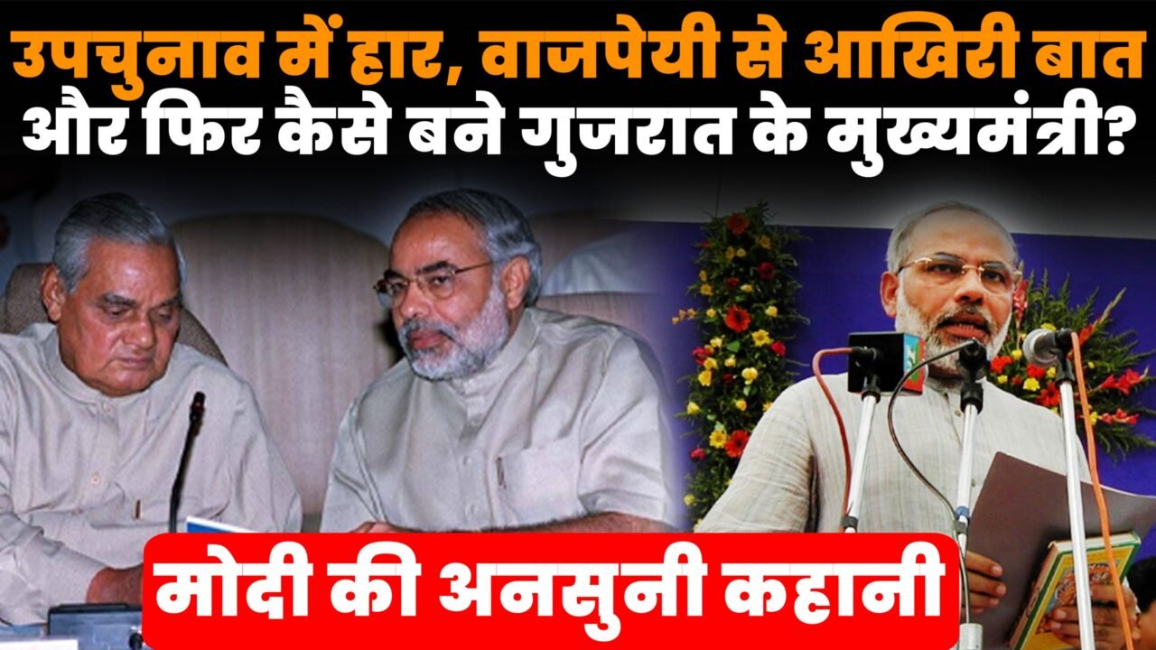 नरेंद्र मोदी के गुजरात के मुख्यमंत्री बनने की कहानी